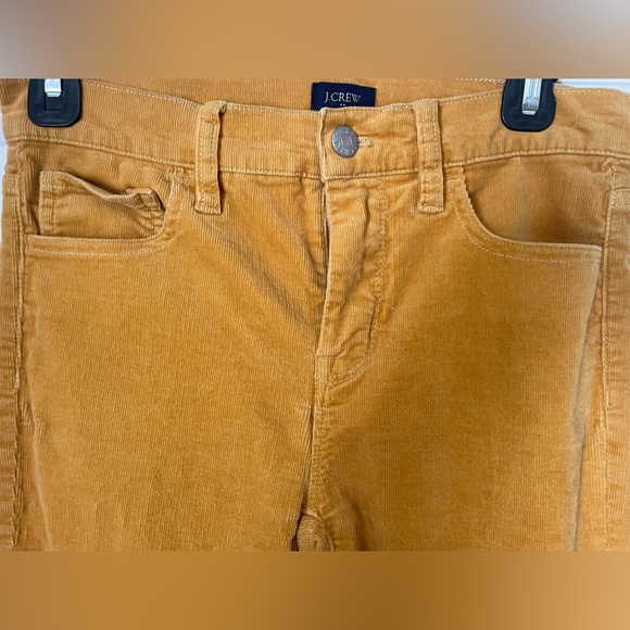 J Crew size 26 Yellow High Rise Skinny Corduroy - Picture 3 of 5